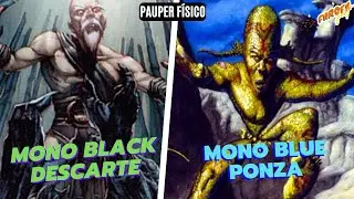 💧 Mono Blue Ponza Vs 💀 Mono Black Descarte Takenuma | Gameplay MTG Pauper Físico