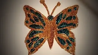 How to make butterfly 🦋 with glitter drawing...#viral #shorts #artwork#shalini.....