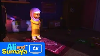 how to pray salah / namaz muslim cartoon