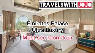 Emirates Palace | 7 Star Luxury Hotel | Abu Dhabi | Room Tour | Deluxe Garden View