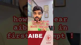 how to clear AIBE exam in first attempt ! ✅ #aibe2025  #aibe20  #advocate #lawyer #law # #lawstudent