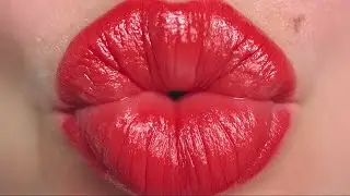 Glossy Lips Kisses and Mouth Play Ultra Closeup Macro Shots - Mouth Play ASMR