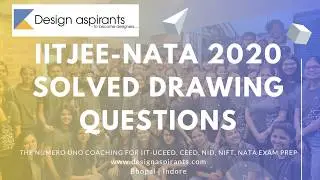 NATA 2020 Solved Drawing Questions