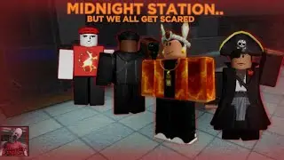 || Midnight Station! - But we get scared.. || Featuring my Build Mode Friends!