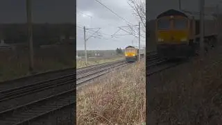 66311 working 0D44 Bescot Up Engineers Sdgs to Tring Ce Sdgs #Gbrf #Class66 #Lightengine #Railway
