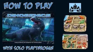 Dinogenics How to Play and Solo Playthrough | Scenario 1