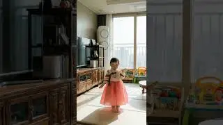 Traditional hanbok proves babies are the cutest models #BabyPhotography #Hanbok #Love