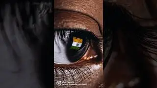 indian flag reflection on eye #indian #indianflagvideo #eyes #eye #photography