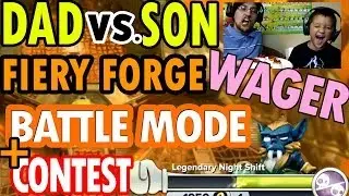 Skylanders Swap Force Dad Vs. Son Wager Battle Mode: Fiery Forge Battle Pack + Contest