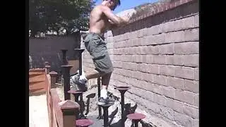 Plum Flower Pole Kung Fu Practice Training