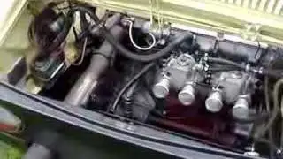 Fiat 850 Abarth 1600 engine start