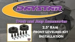 Установка переднего выравнивающего комплекта Daystar Products для Dodge Ram 4x4 2009&ndash;24 гг. (2,5 дюйма) KC09113BK / KC09114BK