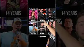 These are the current veterans in the WWE! 🤯 #wwe #prowrestling
