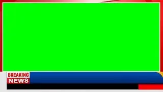 Green screen breaking news template  | News Stock Videos | News Frames #greenscreenvideo