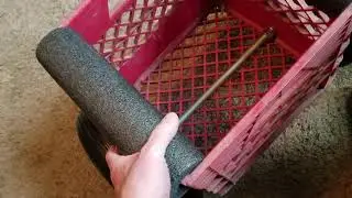 Мой каяк-карт из молочного ящика.