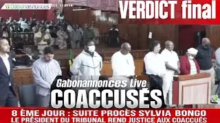 🔴 VERDICT FINAL DU PROC&Egrave;S SYLVIA BONGO | Justice rendue aux coaccus&eacute;s