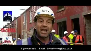 NICK KNOWLES AND BBC  DIYSOS NEED YOUR HELP