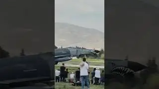 F-4 Phantom II Fighter-bomber takeoff🔥🔥😱🤯 #shorts #f4 #aviation #aviationlovers