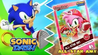 Sonic Dash - All-Star Amy (Max. Level) Gameplay
