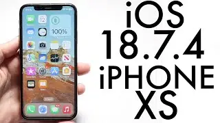 iOS 18.7.4 на iPhone XS! (Обзор)