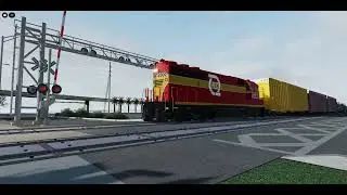 ROBLOX Railfanning at FEC Hialeah Subdivision S60E08: FEC Manifest Train