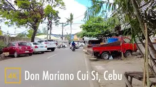 Don Mariano Cui Street, Cebu, Philippines【4K】