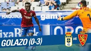 Golazo de James Igbekeme (0-3) Real Oviedo vs Real Zaragoza