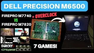 ATI FirePro M7740 vs M7820 in 7 Games! | Dell Precision M6500