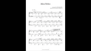 FRANK ZAPPA: Alien Orifice [piano cover + sheet music]