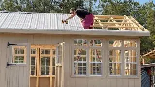 Building My Greenhouse Kitchen | Living Off Grid - Ep 47