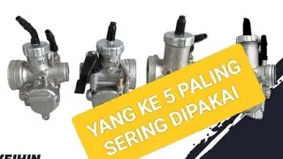 karburator yang sering di pakai untuk motor