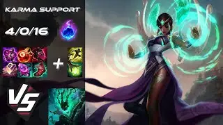SUPPORT Karma vs Thresh - EU Grandmaster Patch 25.20