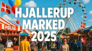 Hjallerup Marked 2025 Denmark | Walking Tour of Horses, Animals & Danish Fair in 4K
