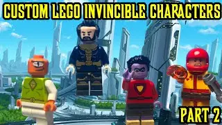 How to Make INVINCIBLE Characters out of LEGO - PART 2 (Allen, Immortal, Oliver, Rex Splode)