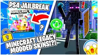 Minecraft Legacy PS4 MODS on Jailbroken Console! (Modded PKG + Skins) w/Download