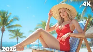 Summer Tropical Deep House Vocal 2025 🌴 Chill Beach Vibes 4K | Martin Garrix Style