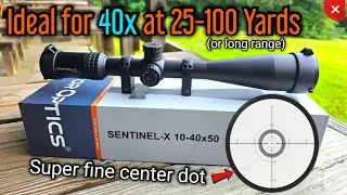 Vector Optics Sentinel 10-40x50 Scope Review & Shoot
