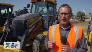 Get a Peek of John Deere's 310 X-Tier Electric Backhoe on Display at The Utility Expo 2021