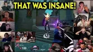 Streamers Reacts To 100T Cryo Insane 1v3 CLUTCH Against G2  VCT 2025