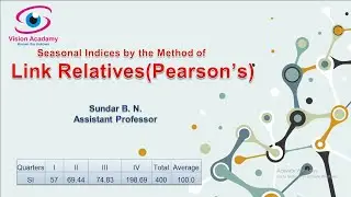 Measurement of Seasonal Indices Using Method of Link Relatives