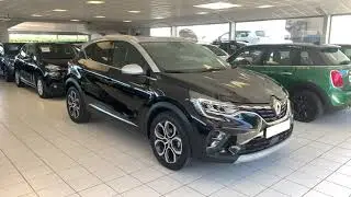 Pr&eacute;sentation, essai statique RENAULT CAPTUR 2 TCE 160 ch EDC TECHNO MILD HYBRID NOIR TOIT GRIS
