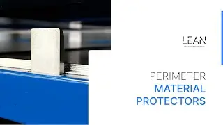 LEAN Sheet Metal Storage Racks - Perimeter Material Protectors for #sheetmetalfabrication