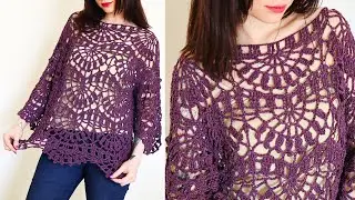 TUTORIAL UNCINETTO MAGLIA/BLUSA WISTERIA