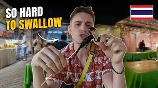 Trying Exotic Animals in Thailand 🇹🇭 (SCORPION)