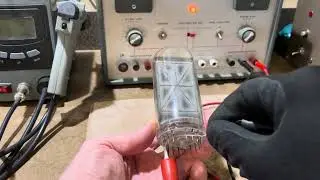 Testing Burroughs 7971 Nixie tubes