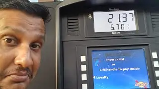 How to preset the amount at the gas pump.. let's see.