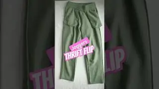 Maxi skirt ❤️ Thrift flip Joggers to Skirt @DameIdeas #sewinginspiration #skirts #thriftflip #diy