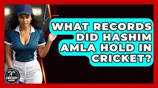 What Records Did Hashim Amla Hold In Cricket? - Go-To Cricket Guide