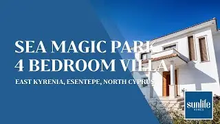 Sea Magic Park - 4 Bedroom luxury beach villa with stunning front location in Esentepe
