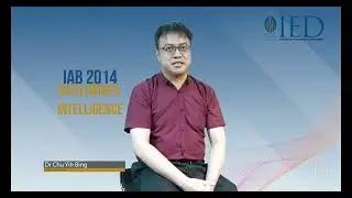 Introduction to Data Driven Intelligence by Dr. Yih Chu Bing, Integrated Engineering UTP.
